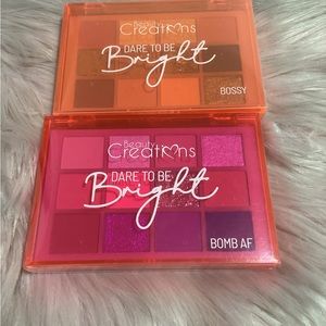 Beauty creation set of 2 eyeshadow palette